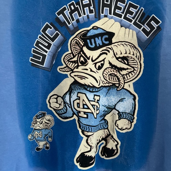 Retro UNC University of North Carolina Tar Heels Sweatshirt Size Medium Tarheels - Picture 5 of 12